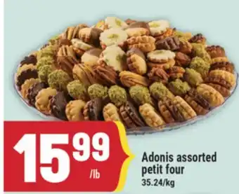 Marché Adonis Adonis assorted petit four offer