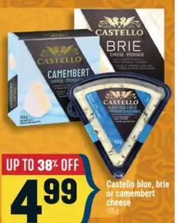 Marché Adonis CASTELLO BLUE, BRIE OR CAMEMBERT CHEESE offer