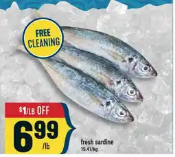 Marché Adonis fresh sardine offer