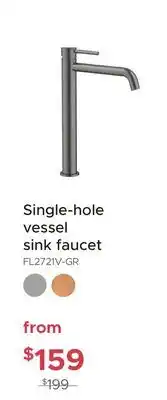 Bath Depot Single-hole vessel sink faucet offer