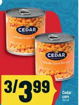 Marché Adonis CEDAR CORN offer