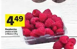 Foodland Raspberries offer