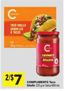 Foodland COMPLIMENTS Taco Shells offer