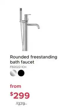 Bath Depot Rounded freestanding bath faucet offer