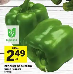 Foodland Green Peppers offer