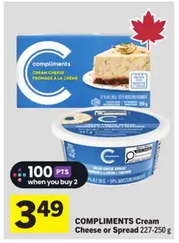 Foodland COMPLIMENTS Cream Cheese or Spread offer