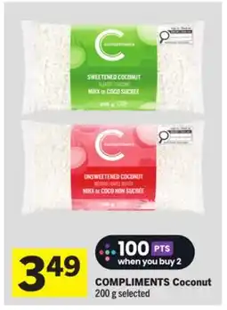 Foodland COMPLIMENTS Coconut offer