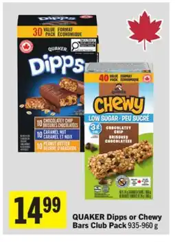Foodland Dipps or Chewy Bars Club Pack offer