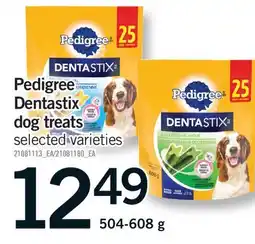 Fortinos PEDIGREE DENTASTIX DOG TREATS offer