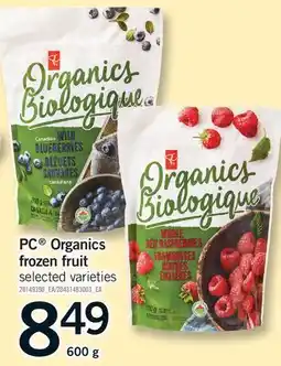 Fortinos PC ORGANICS FROZEN FRUIT offer