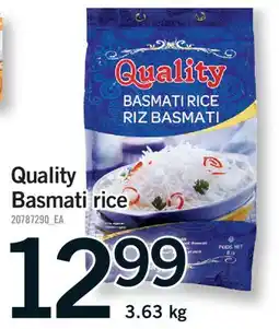 Fortinos QUALITY BASMATI RICE offer