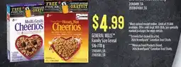 Fortinos GENERAL MILLS FAMILY SIZE CEREAL offer