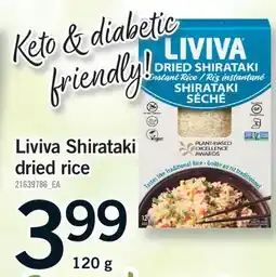 Fortinos LIVIVA SHIRATAKI DRIED RICE offer