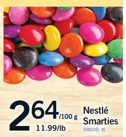 Fortinos NESTLÉ SMARTIES offer