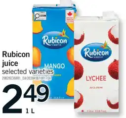 Fortinos RUBICON JUICE offer