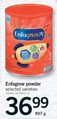 Fortinos ENFAGROW POWDER offer