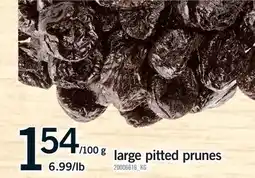 Fortinos LARGE PITTED PRUNES offer
