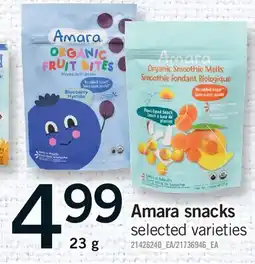 Fortinos AMARA SNACKS offer
