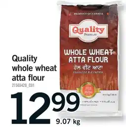 Fortinos QUALITY WHOLE WHEAT ATTA FLOUR offer