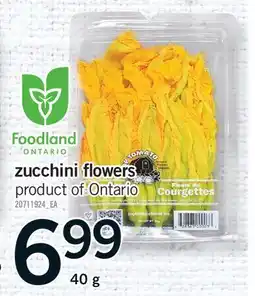Fortinos ZUCCHINI FLOWERS offer