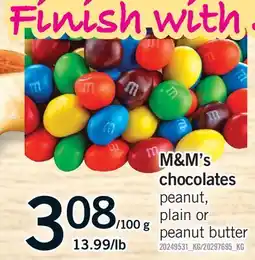Fortinos M&M'S CHOCOLATES offer