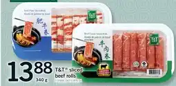 Fortinos T&T SLICED BEEF ROLLS offer
