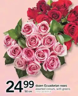 Fortinos DOZEN ECUADORIAN ROSES, 50 CM offer