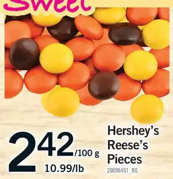 Fortinos HERSHEY'S REESE'S PIECES offer