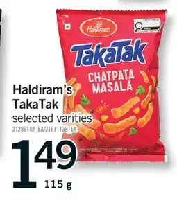 Fortinos HALDIRAM'S TAKATAK offer