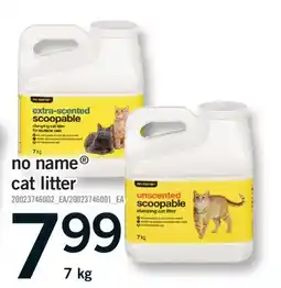 Fortinos NO NAME CAT LITTER offer