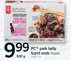 Fortinos PC PORK BELLY BURNT ENDS offer