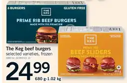 Fortinos THE KEG BEEF BURGERS, 680 G - 1.02 KG offer
