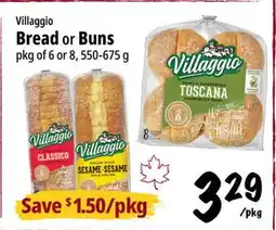 Farm Boy Villaggio Bread or Buns offer