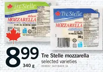 Fortinos TRE STELLE MOZZARELLA offer