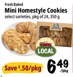 Farm Boy Fresh Baked Mini Homestyle Cookies offer
