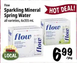 Farm Boy Flow Sparkling Mineral Spring Water offer
