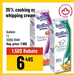 Mayrand Québon 35% Cooking or Whipping Cream offer