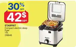 Rossy STARFRIT Compact electric deep fryer offer