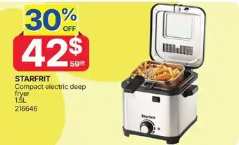 Rossy STARFRIT Compact electric deep fryer offer