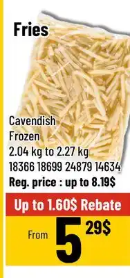 Mayrand Cavendish Fries Onion Rings offer