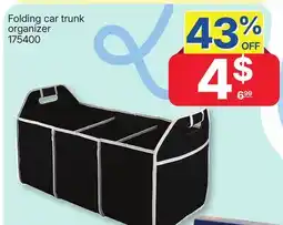 Rossy Folding car trunk organizer offer