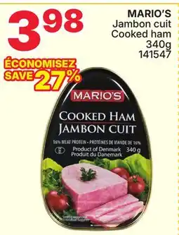 Rossy MARIO'S Cooked ham offer