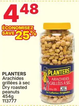 Rossy PLANTERS Dry roasted peanuts offer