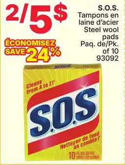 Rossy S.O.S. Steel wool pads offer