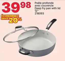 Rossy STARFRIT THE ROCK Deep fry pan with lid offer