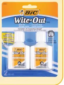 Rossy BIC WITE-OUT Correction fluid offer