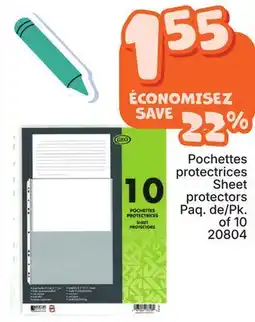Rossy GEO Sheet protectors offer