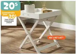 Rossy Table pliable offer