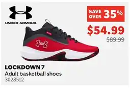 Sports Experts UNDER ARMOUR LOCKDOWN 7 Adult basketball shoes offer
