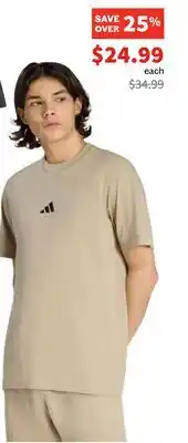 Sports Experts ADIDAS ESSENTIALS Men's t-shirt offer